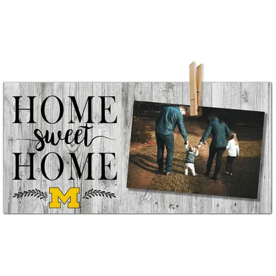 Michigan Wolverines 6'' x 12'' Home Sweet Home Clip Frame