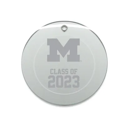 Michigan Wolverines Class of 2023 3'' x 3'' Circle Ornament