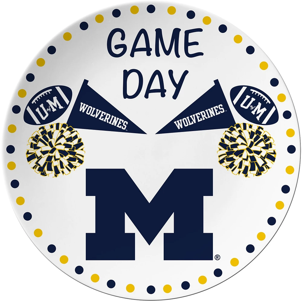 Michigan Wolverines Game Day Plate