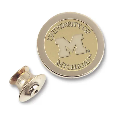 Michigan Wolverines Gold Lapel Pin