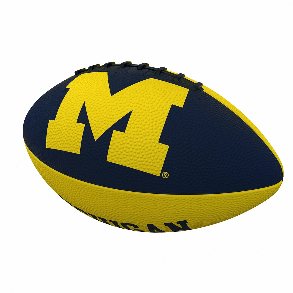 Ballon de football junior avec logo Pinwheel des Michigan Wolverines