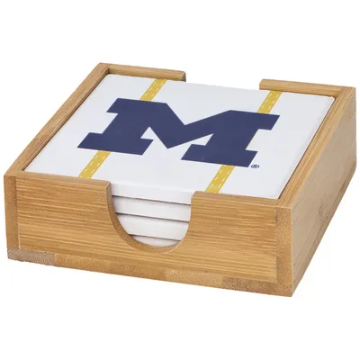 Michigan Wolverines Team Uniform Coaster Set