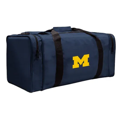 Michigan Wolverines Gear Pack Square Duffel Bag - Navy