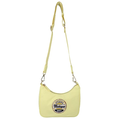 Stoney Clover Lane Michigan Wolverines Curved Crossbody Bag