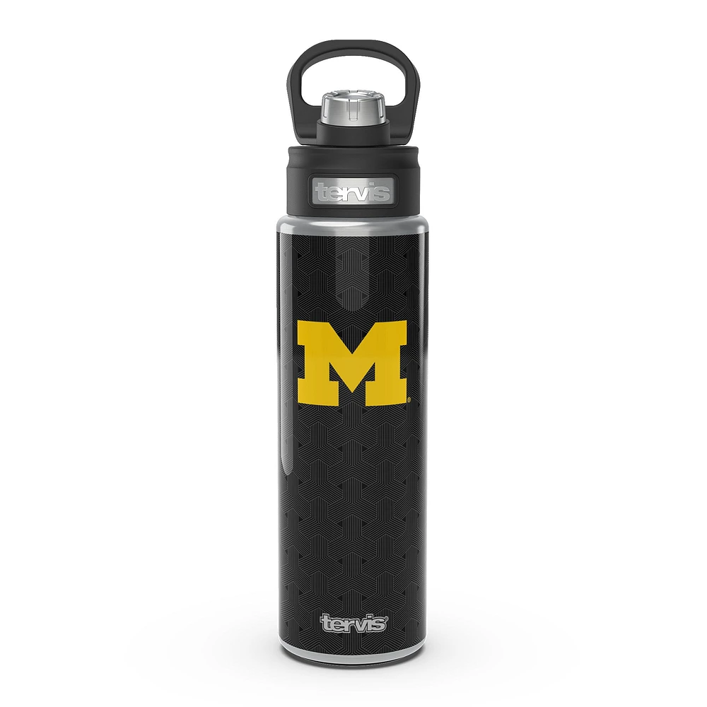 Tervis Michigan Wolverines 24oz. Weave Stainless Steel Wide Mouth Bottle