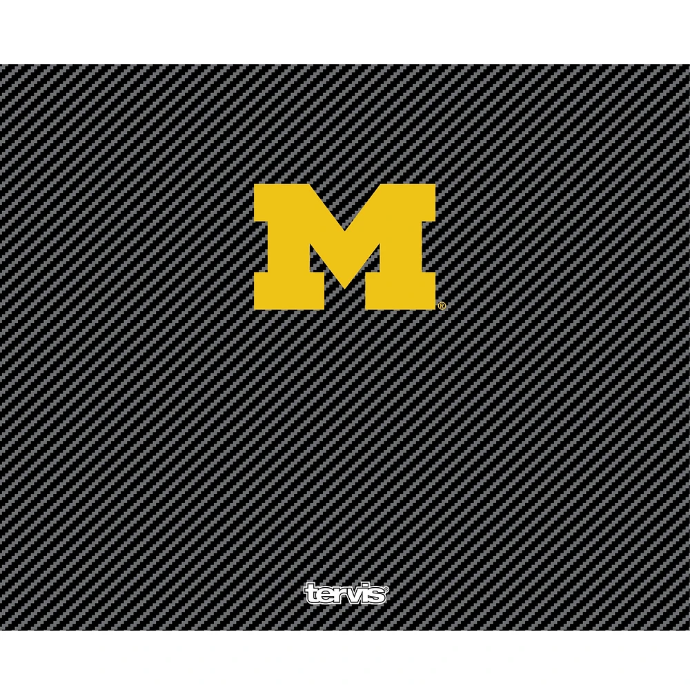 Tervis Michigan Wolverines 40oz. Bouteille d'eau à large goulot en fibre de carbone