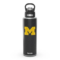 Tervis Michigan Wolverines 40oz. Bouteille d'eau à large goulot en fibre de carbone