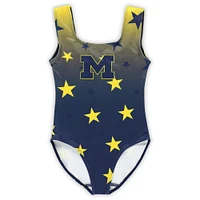Toddler ZooZatz Navy Michigan Wolverines Dance Leotard