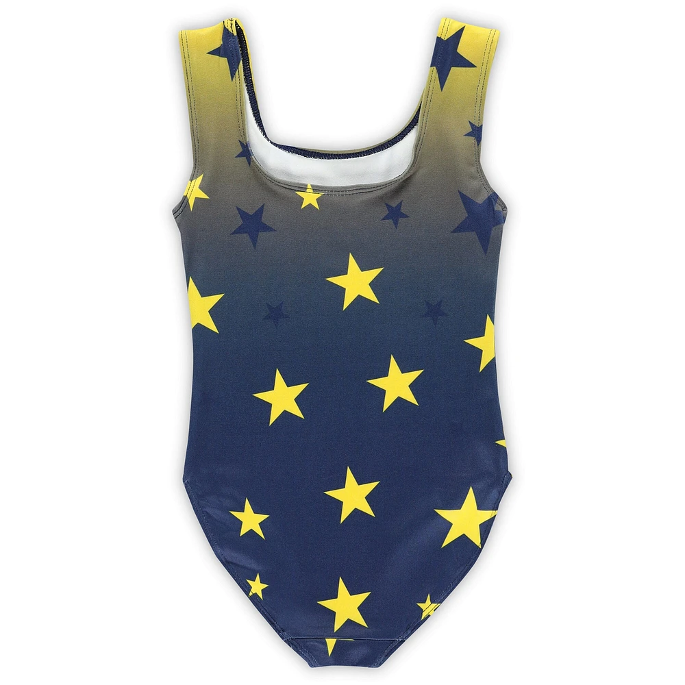 Toddler ZooZatz Navy Michigan Wolverines Dance Leotard