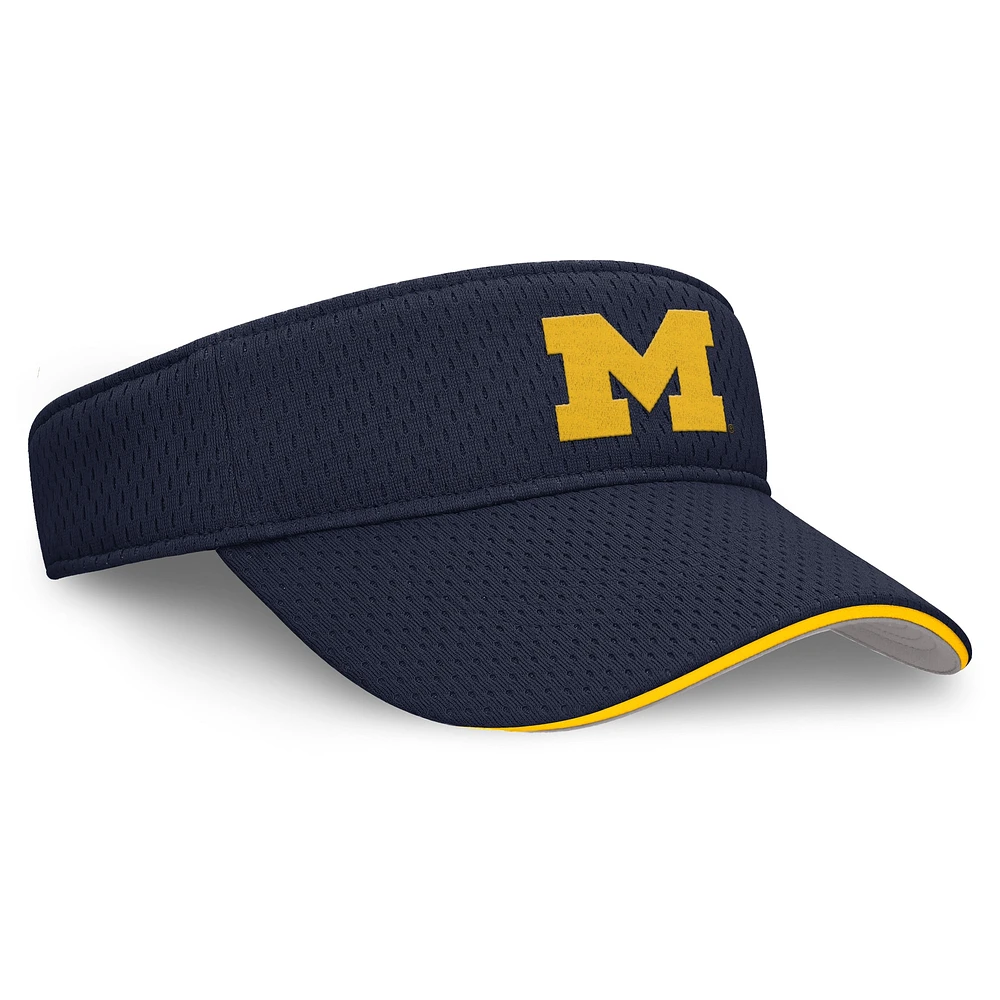 Unisex Nike Navy Michigan Wolverines 2025 Dugout Softball Ace Performance Adjustable Visor
