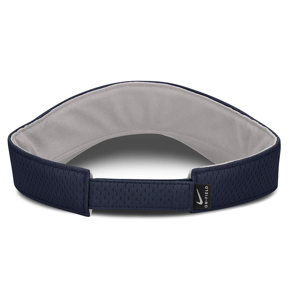 Unisex Nike Navy Michigan Wolverines 2025 Dugout Softball Ace Performance Adjustable Visor