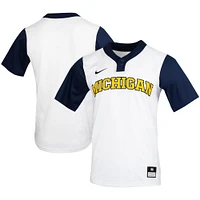 Unisex Nike White Michigan Wolverines Replica Softball Jersey