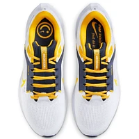 Chaussure de course unisexe Nike Michigan Wolverines Zoom Pegasus 40 blanc