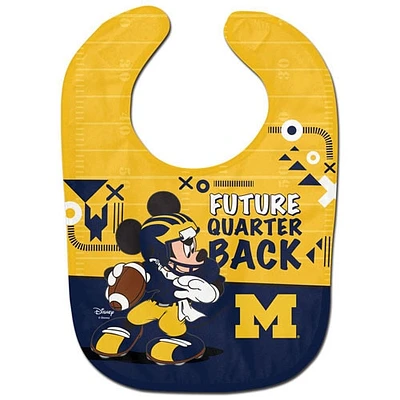 WinCraft Michigan Wolverines Disney Mickey All Pro Baby Bib