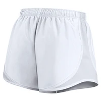 Women's Nike  White Michigan Wolverines Performance Tempo Shorts