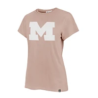 Women's '47  Pink Michigan Wolverines Premier Frankie T-Shirt