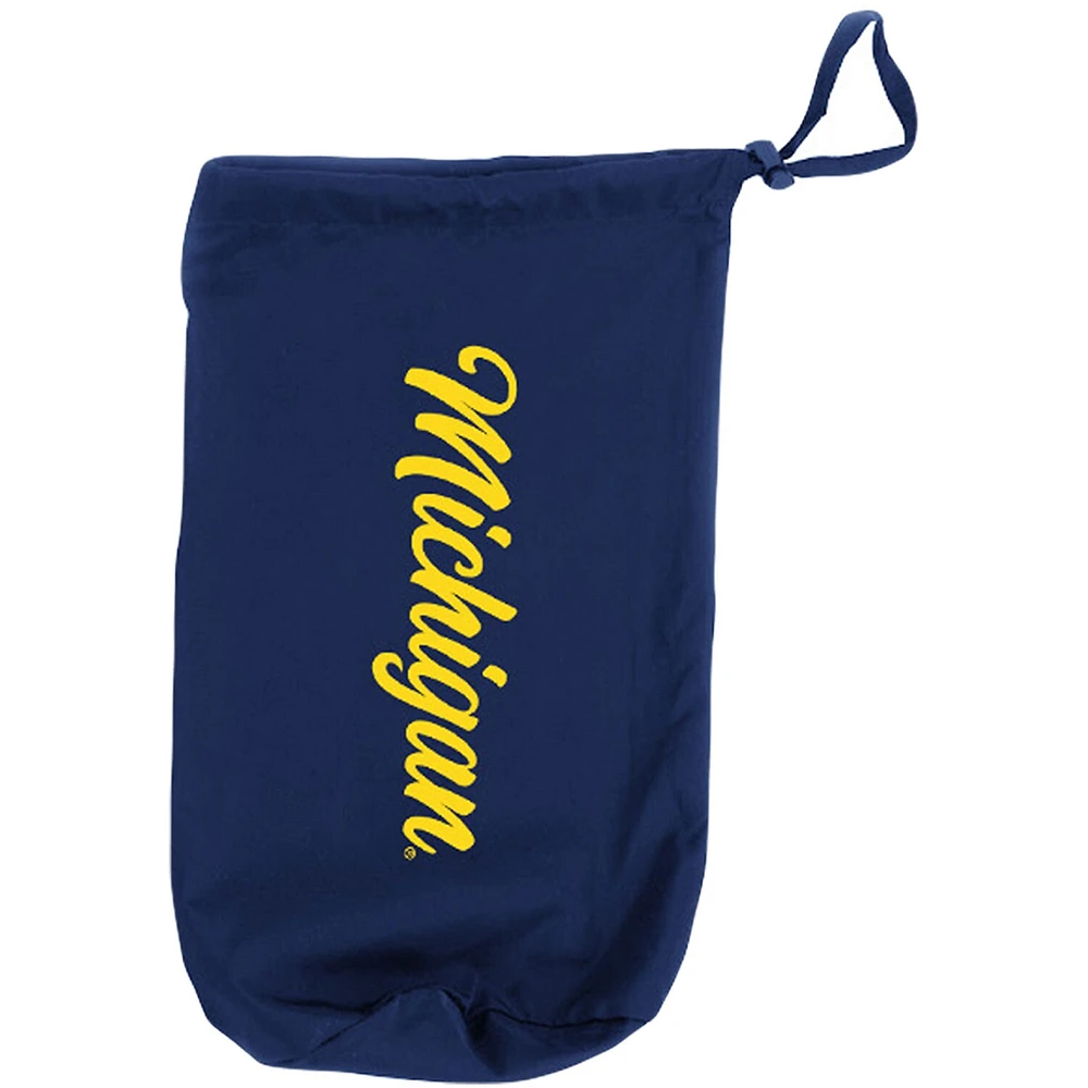 Women's Colosseum Navy Michigan Wolverines Arianna Full-Zip Puffer Jacket