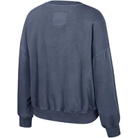 Sweat-shirt délavé Colosseum Navy Michigan Wolverines Audrey pour femmes