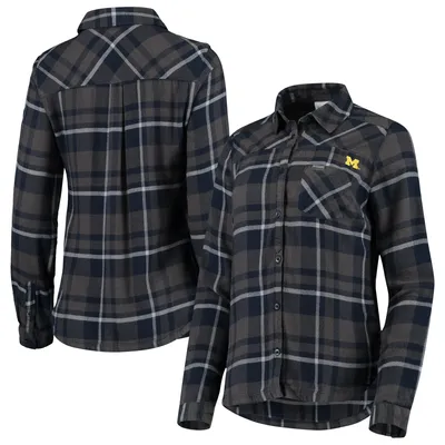 Lids New Hampshire Wildcats Women's Brewer Flannel Button-Down