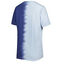Women's Gameday Couture Navy Michigan Wolverines Find Your Groove Split-Dye T-Shirt