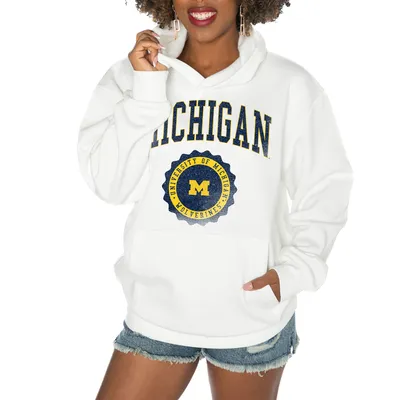 Michigan Wolverines Gameday Couture Women's Good Catch Premium Fleece Pullover Hoodie