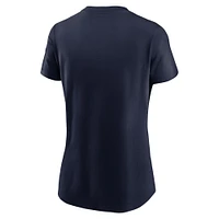 Women's Jordan Brand Navy Michigan Wolverines Local Script T-Shirt