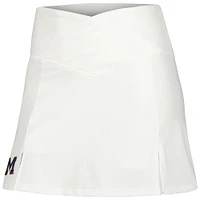 Women's KadyLuxe White Michigan Wolverines Erin Skort