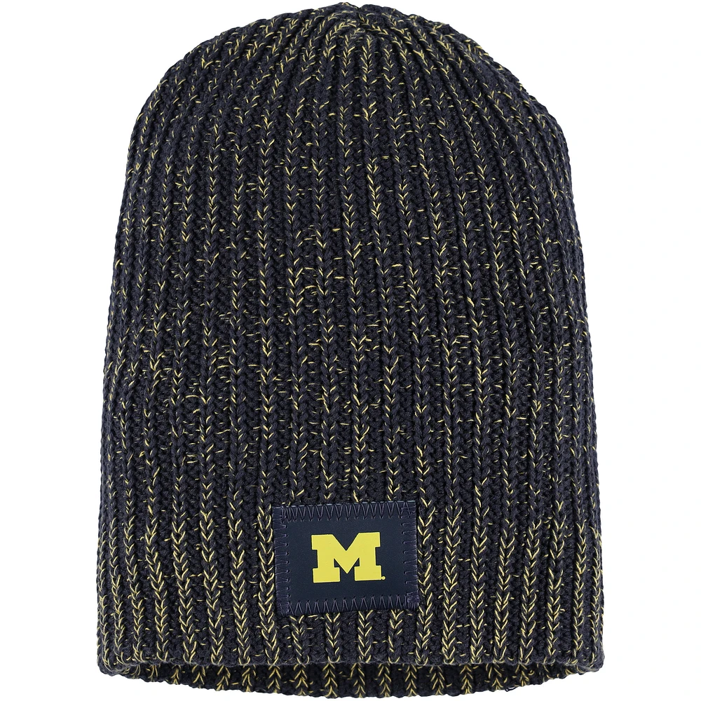 Bonnet Love Your Melon Navy Michigan Wolverines pour femme