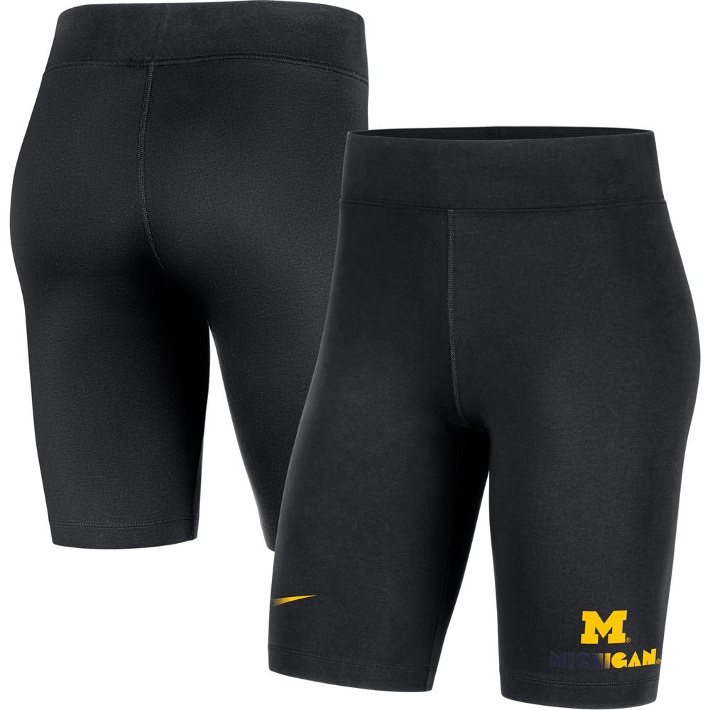 M Logo Womens Bike Shorts Black