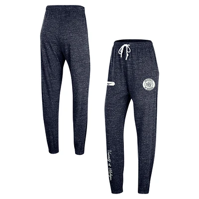 Pantalon de jogging multi-coups vintage Nike pour femme, bleu marine, Michigan Wolverines Gym