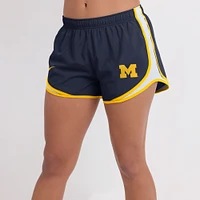 Women's Nike Navy Michigan Wolverines Spring Break Tempo Performance Shorts