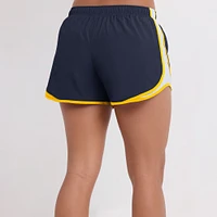 Women's Nike Navy Michigan Wolverines Spring Break Tempo Performance Shorts