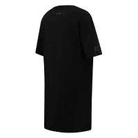 Women's Pro Standard Black Michigan Wolverines Tonal Neutral Mini T-Shirt Dress