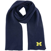 Écharpe en tricot tendance ZooZatz Michigan Wolverines pour femme