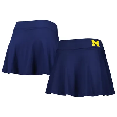 Michigan Wolverines ZooZatz Women's Flowy Skort - Navy