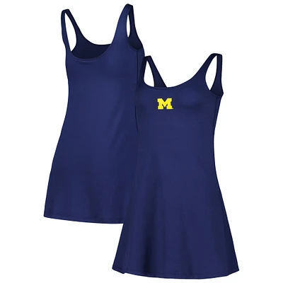 Robe à encolure dégagée avec logo Michigan Wolverines ZooZatz pour femme, bleu marine