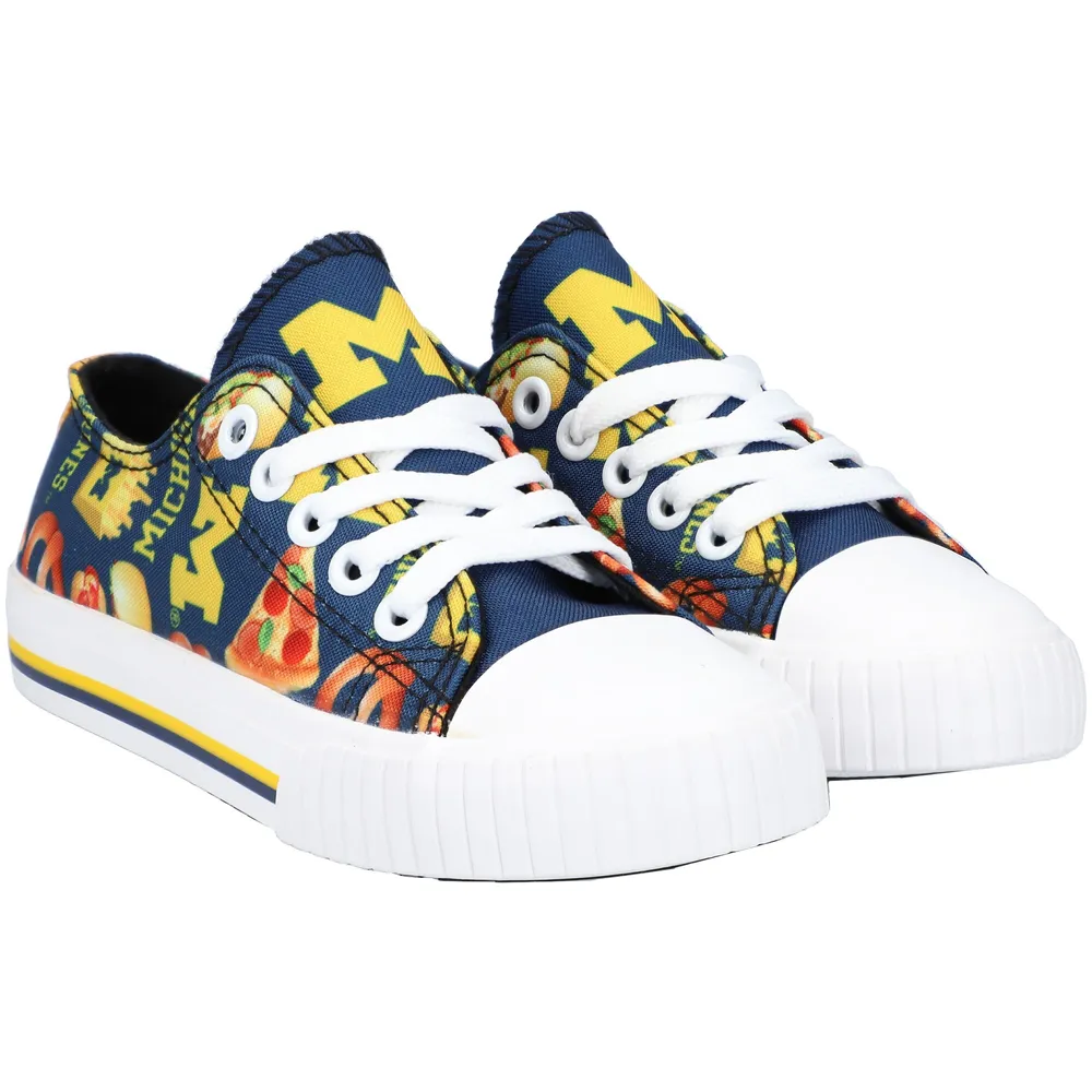 Men's FOCO Chicago Bears Food Print Low Top Canvas Sneakers