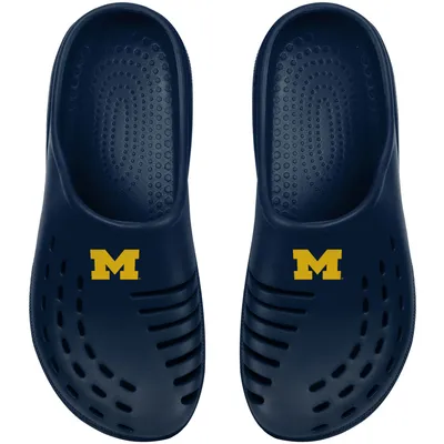 Michigan Wolverines FOCO Youth Sunny Day Clogs - Navy