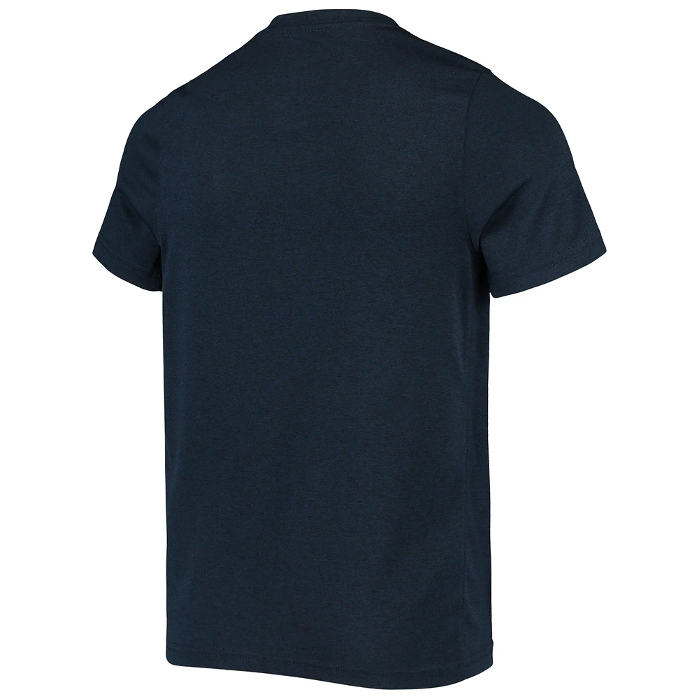 T-shirt d'entraînement de basket-ball Jordan Brand bleu marine Michigan Wolverines Legend pour jeunes