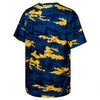 T-shirt de match pour jeunes bleu marine des Wolverines du Michigan