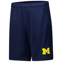 Youth Nike  Navy Michigan Wolverines Fly Performance Shorts