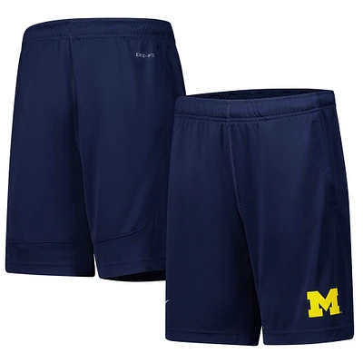 Youth Nike  Navy Michigan Wolverines Fly Performance Shorts