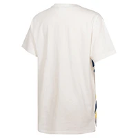 Youth Outerstuff White Michigan Wolverines Let's Get Loud Oversized T-Shirt