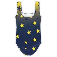 Youth ZooZatz Navy Michigan Wolverines Dance Leotard