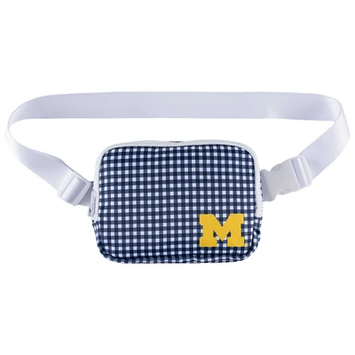 ZooZatz Michigan Wolverines Gingham Fanny Pack