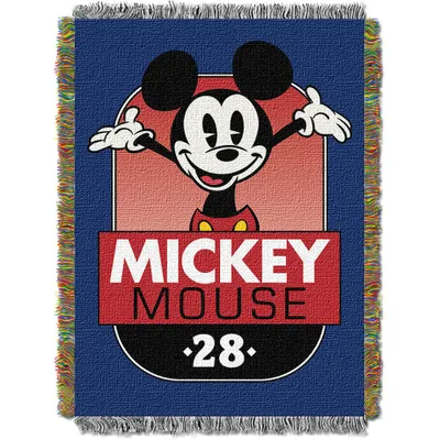 Mickey Mouse The Northwest Group 1928 46'' x 60'' Woven Tapestry Throw Blanket