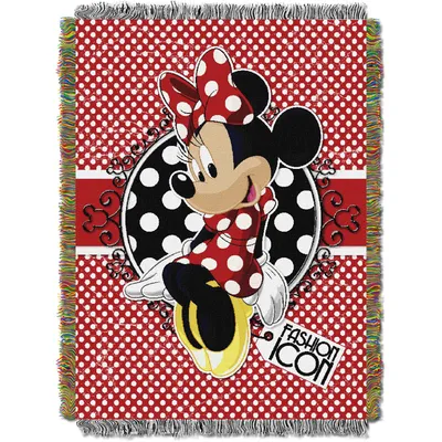 Minnie Mouse The Northwest Group 46'' x 60'' Woven Tapestry Throw Blanket