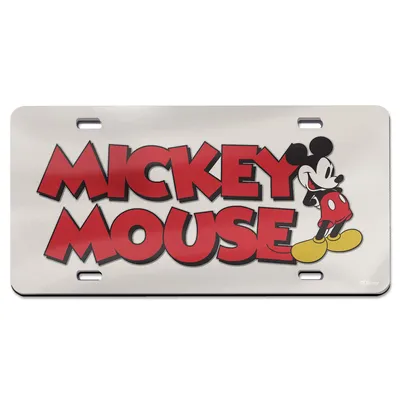 Disney WinCraft Mickey Mouse Laser-Cut Acrylic License Plate
