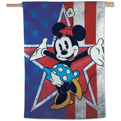 Disney WinCraft Minnie Stars & Stripes 28'' x 40'' Single-Sided Vertical Banner