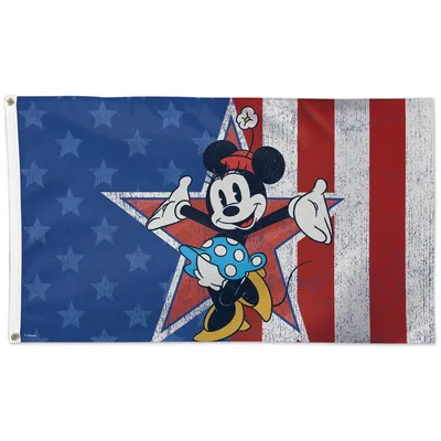 Disney WinCraft Minnie Stars & Stripes 3' x 5' Single-Sided Deluxe Flag